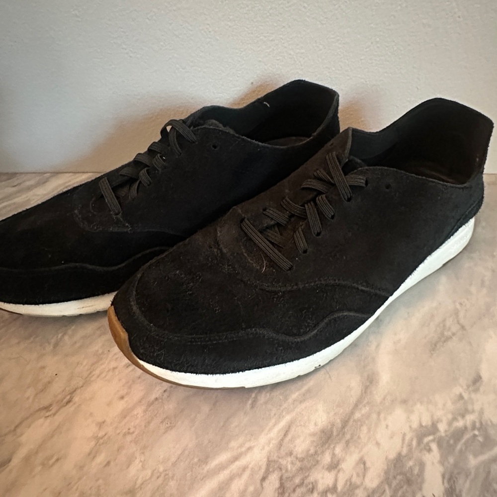 Cole Haan Men’s Sneakers – Black Suede, Size 9.5 (Grand.OS Sole)
